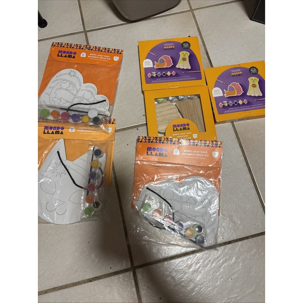 Paint-Your-Own Halloween Sets Bundle See Pics 6 In Total